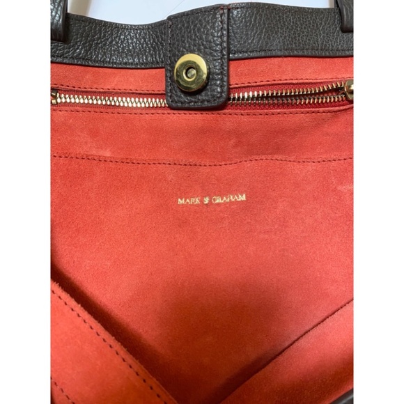 Mark and Graham Suede Handbag/Crossbody Tote - Picture 4 of 6
